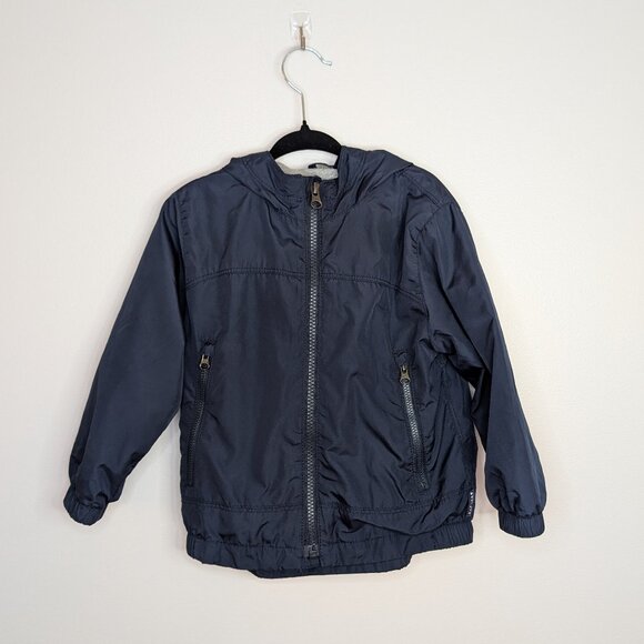 💜 2 for 30 💜 Gap Navy Blue Jersey-Lined Windbreaker - Picture 1 of 4